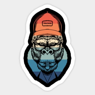 Monkey Classic Gangster Sticker